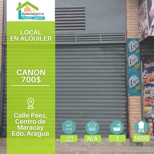 Alquiler De Local/ Av. Páez, Centro De Maracay/ Yp1390
