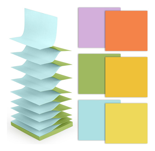 Eoout Post It Note Pop-up Nota Adhesiva 3 X 3  8 Blocs Poste