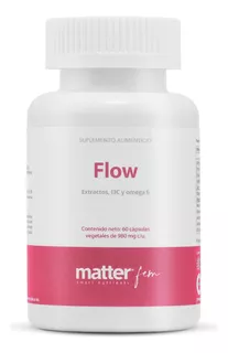 Espasmos Omega6 Cólicos Menstruales Menstruación Flow Matter Sabor N/A