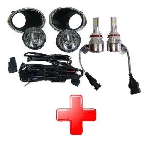 Kit Completo Neblineros Nissan Qashqai 2015-2017 + Luces Led