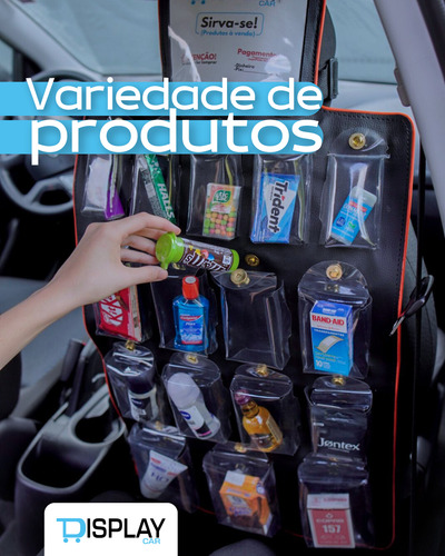 Lojinha Display Car Para Vender Em Uber E Taxi(alarme E Led)