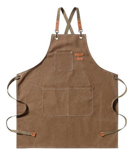 Al2 Delantal De Chef Profesional Con Bolsillos Correaal