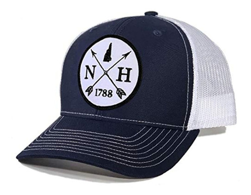 Homeland Tees Men  S New Hampshire Arrow Patch Trucker Hat