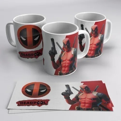 Plantillas Sublimacion Tazas Deadpool