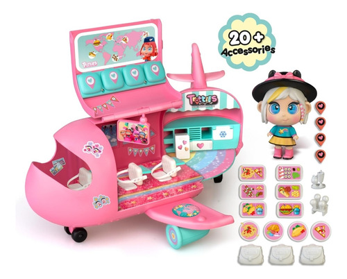 Muñeco Mini Trotties Chiara Con Set De Avion