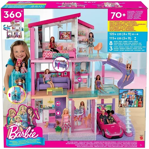 Casa Barbie Mega Mansão Com Elevador Casa Dos Sonhos - Mattel