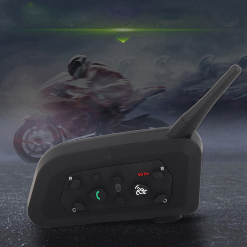 Ejeas V6 Pro De 2 Intercomunicadores Ip65 Voz Hd Negro