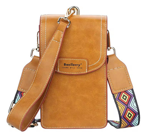 Bolso Crossbody Baellery De Cuero Gran Capacidad Para Damas