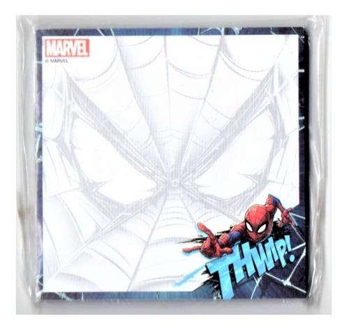 Genial Block Notas Adhesivas Spiderman Marvel Hombre Araña