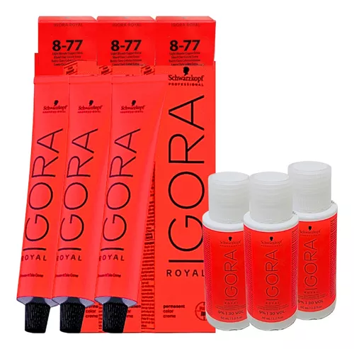 Kit Tintura Schwarzkopf Professional Igora royal Reds tom 8-77