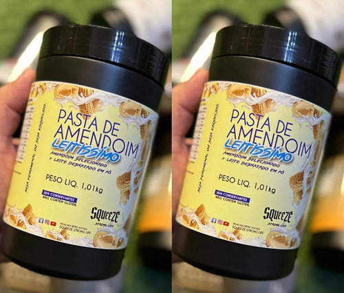 Pasta De Amendoim Milk In Crean - Leitinho 1,01kg- Squeeze
