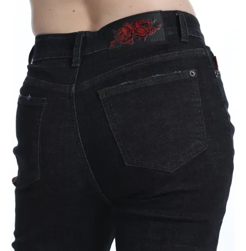 Ellus Jeans Mujer Polly Tiro Alto Raw L29