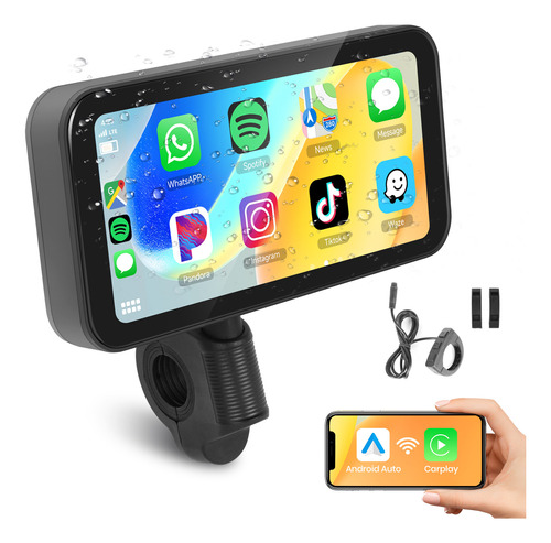 Reproductor Inteligente Portátil Carplay Mp5 Con Pantalla De