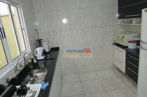 Imagem 9 de 28 de Casa Com 2 Dormitórios À Venda, 54 M² Por R$ 260.000,00 - Vila Cascatinha - São Vicente/sp - Ca0440