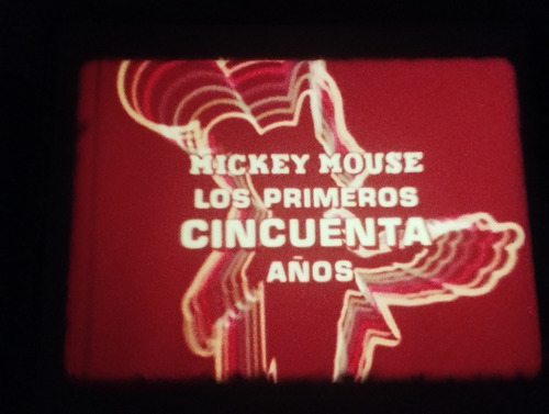 Pelicula Super 8 Dibujo Animado Los 50 Años De Mickey Mouse (Usado)