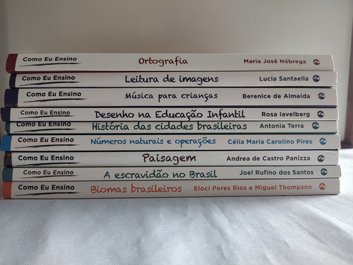 Coleção De 10 Volumes De Livros Como Eu Ensino (Usado)