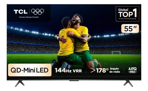 Smart Tv Tcl 55 4k Qd-mini Led Google Tv 127/220v 55c6k