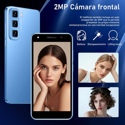 Android Celulares Hot 50 5.0 Pulgadas Barato Ram1gb Y Rom16gb Púrpura