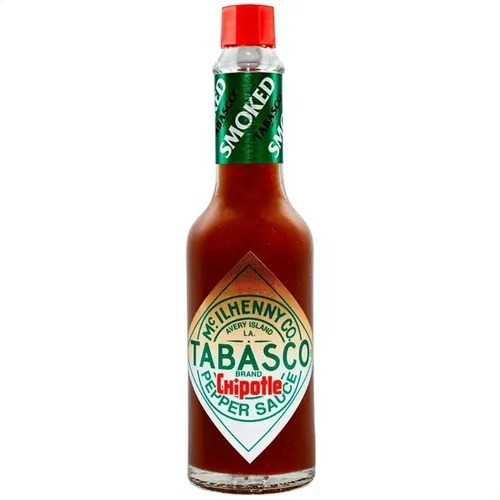 Salsa Picante Tabasco Ahumado 60ml Chipotle Pimiento Rojo Dw