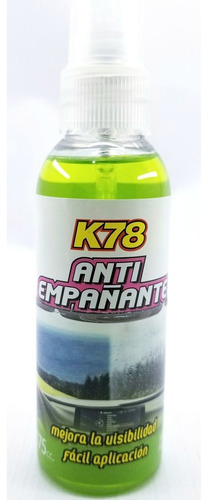 Antiempañante En Atomizador K78 Para Autos