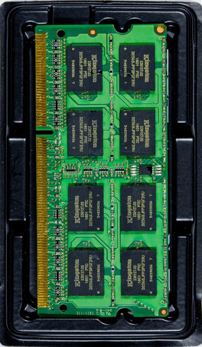 Imagem 5 de 7 de Memória Kingston Ddr3 2gb 1066 Mhz Notebook 16 Chips 1.5v