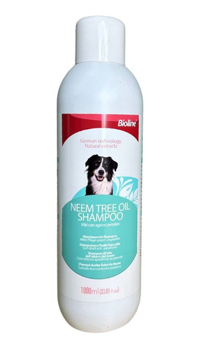 Shampoo Bioline Para Perro Con Aceite De Neem 1 Litro Champ