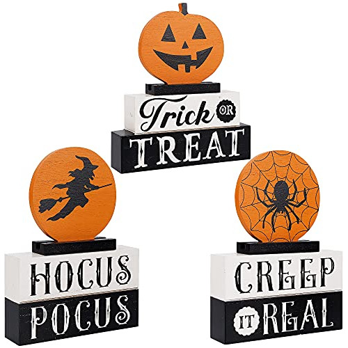 Adroiteet Halloween Decoraciones Conjunto De 3 Mesas Gny9u