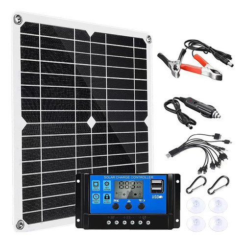 Panel Solar 200w 12v Con Controlador De Carga 100a