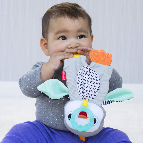 Mordedor De Peluche Pingüino Infantino Para Dentición