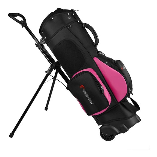 Qiaoli Bolsa Golf Para Hombr Mujer 6 Divisor Rueda Portatil