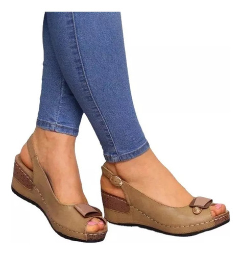 Nuevas Sandalias Retro De Tacón Alto Zapatos De Mujer De Gra