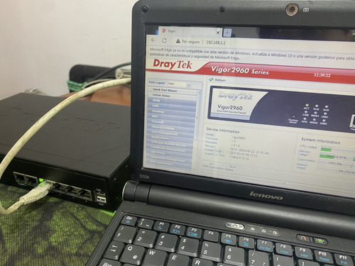 Router Draytek Vigor 2960 - Dual Wan - Vpn (Usado)