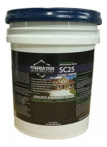 Repelente De Plagas - 5 Gal Armor Sc25 Sellador De Concreto 