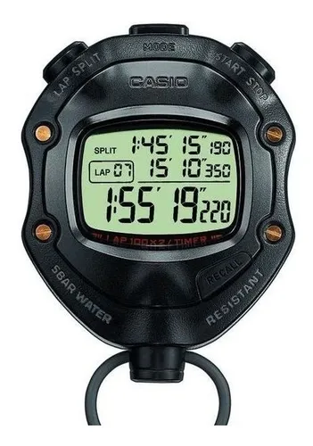 Cronómetro Casio Hs-80tw Arbitro 100lap Agente Oficial Caba