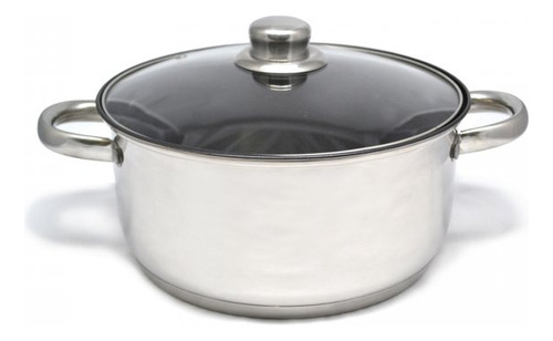 Olla Cacerola Gourmet Plus 22cm Teflon Triple Fondo Antiadh.