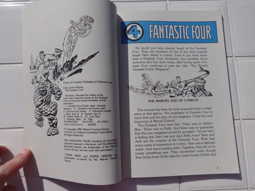 The Fantastic Four The Secret Story Ideals Publishing 1981 (Usado)