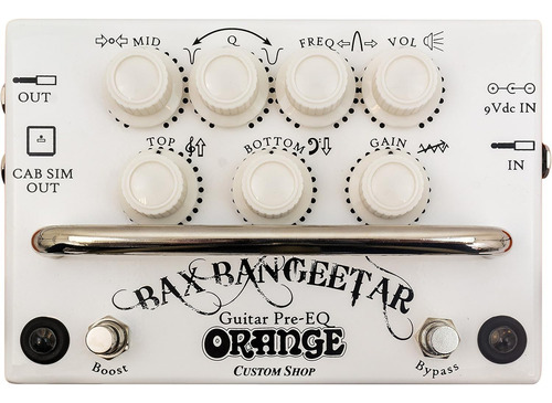 Custom Shop Bax Bangeetar Guitar Pre-eq Pedal De Efectos,