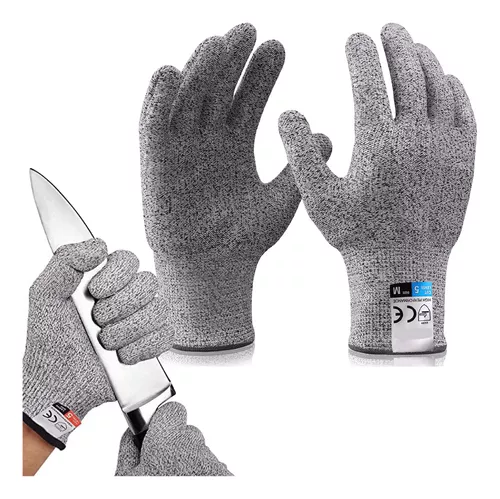 Guantes Carnicería Seguridad Nivel 5 Anticorte Cocina Resistente Setx2