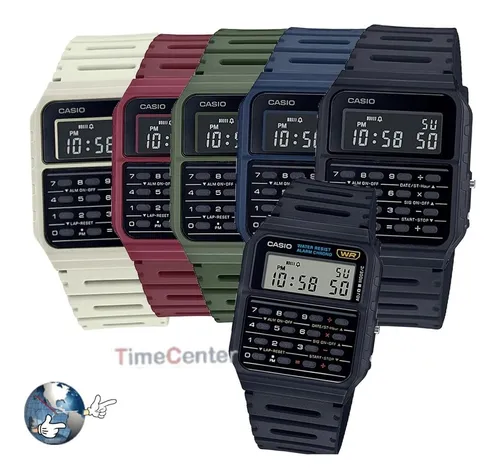 Reloj Casio De Calculadora Ca53 Resistente Al Agua