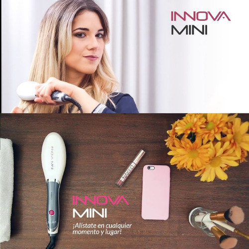 Imagen 4 de 6 de Cepillo Alisador Para Pelo Ga.ma Innova Hot Brush Mini Cuo