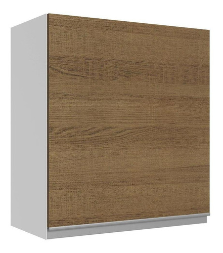 Armário de Cozinha Madesa Acordes 100% Mdf 60 Cm 1 Porta Branco/rustic G256016E