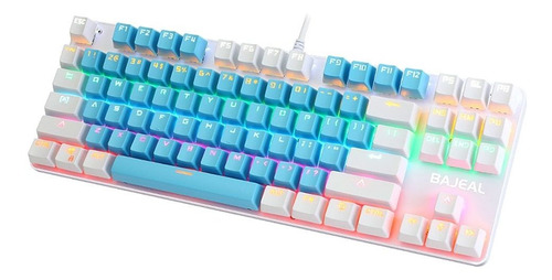 Teclado Mecánico Ligero Mecánico Con Cable Con 87 Teclas