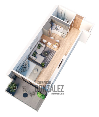 Semipisos de 1 Amb y 2 Amb en ultimo piso