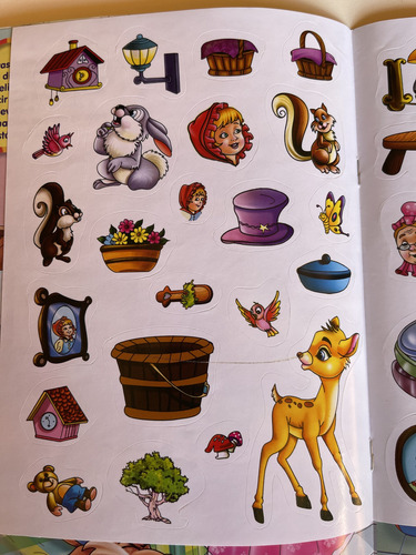 Caperucita Roja Inglés / Español Con Stickers