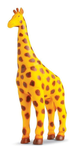 Boneco Girafa Real Animals Em Vinil Bee Toys