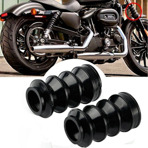 Cubre Polvos Harley Sportster Iron 883 1200 Amortiguadores