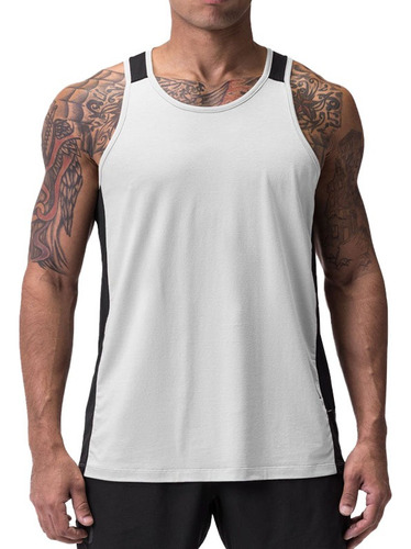 Playera Tank Top Deportiva Gym Casual Slim Fit Transpirable