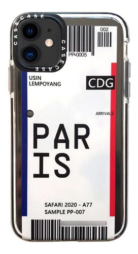 Funda Protector Ticket Paris Para iPhone 12 Mini