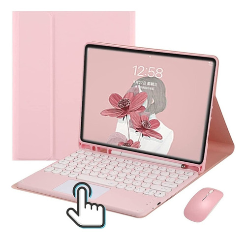 Funda For Galaxy Tab S6 Lite Sm-p610 10.4 Con Teclado Y Mous