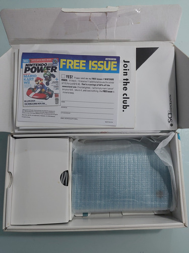 Nintendo Dsi Twl-001 256mb Caixa Manuais E Jogo De Brinde Azul-celeste (Usado)